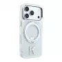 Karl Lagerfeld iPhone 18 Pro Max / 17 Pro Max MagSafe IML Ring Stand 360 Kameo Metal transparante hoes