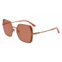 KARL LAGERFELD KL340S-800 dameszonnebril - zwart acetaat montuur, grijze polycarbonaat glazen, 56 mm
