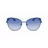 KARL LAGERFELD KL341S-400 dames vlinder zonnebril blauw verloop 56mm