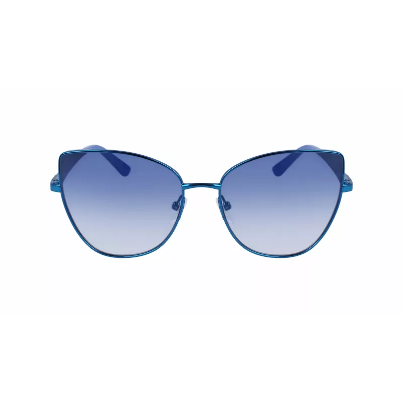 KARL LAGERFELD KL341S-400 dames vlinder zonnebril blauw verloop 56mm