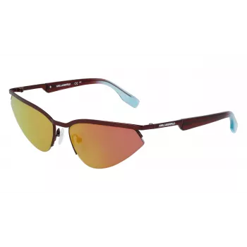 KARL LAGERFELD KL352S zonnebril unisex zwart montuur grijze glazen 61/17/140 mm