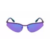 KARL LAGERFELD KL352S6117500 unisex rechthoekige zonnebril zwart/grijs 61mm