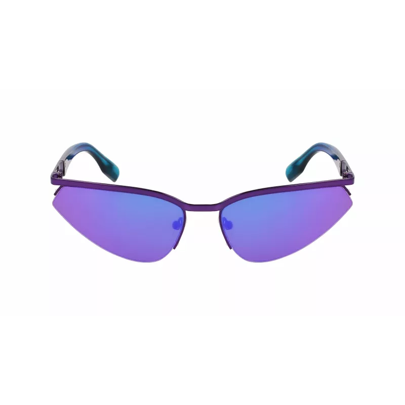 KARL LAGERFELD KL352S6117500 unisex rechthoekige zonnebril zwart/grijs 61mm