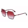 KARL LAGERFELD KL6083S-626 Dames Cat Eye Zonnebril Zwart Grijs Verloop 56mm