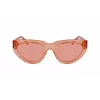 KARL LAGERFELD KL6100S-800 dames rechthoekige acetaat zonnebril havana bruin gradient 54/19/140 mm