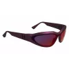 KARL LAGERFELD KL6128S-606 unisex zonnebril Havana bruin acetaat 69 mm