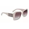 KARL LAGERFELD KL6140S531710 dames rechthoekige zonnebril zwart/grijs 53mm