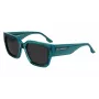 KARL LAGERFELD KL6142S-316 unisex rechthoekige zonnebril havana 55mm