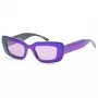 KARL LAGERFELD KL6164S-500 dames vierkante acetaat zonnebril - zwart/grijs 50mm