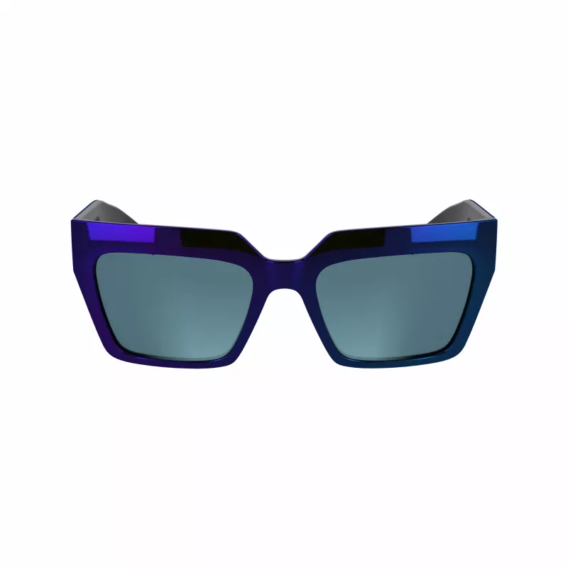 KARL LAGERFELD KL6181SN-400 dames cat-eye zonnebril blauw verloop