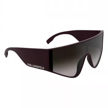Karl Lagerfeld unisex vierkante zonnebril KL6209S-601 zwart/grijs 65-19-140