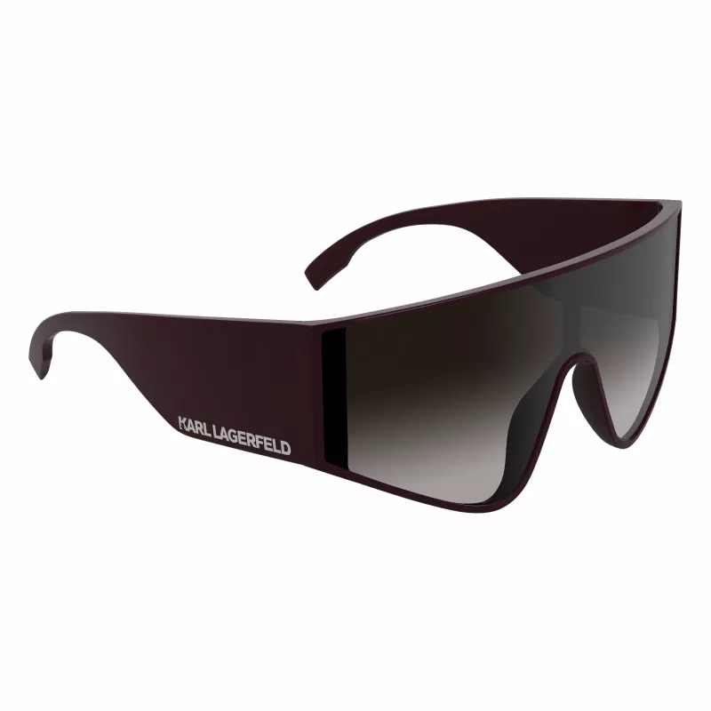 Karl Lagerfeld unisex vierkante zonnebril KL6209S-601 zwart/grijs 65-19-140