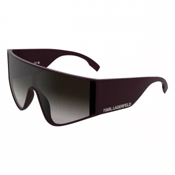 Karl Lagerfeld unisex vierkante zonnebril KL6209S-601 zwart/grijs 65-19-140