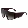 Karl Lagerfeld unisex vierkante zonnebril KL6209S-601 zwart/grijs 65-19-140