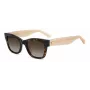 Kate Spade Aimee vierkante acetaat zonnebril KSAIMEES086 zwart/grijs 50 mm