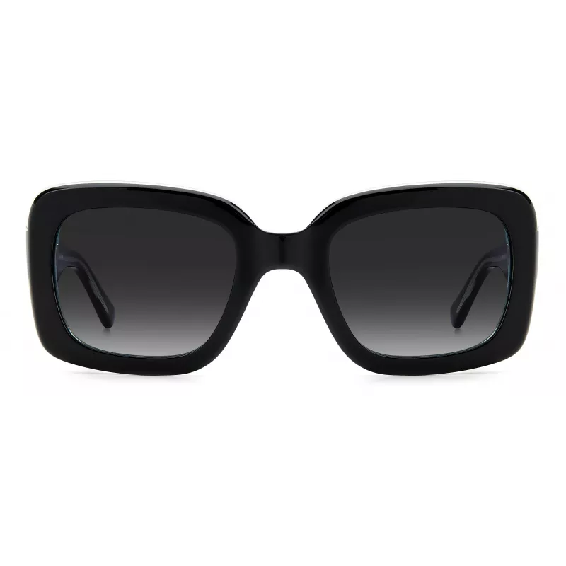 KATE SPADE Bellamy dameszonnebril - donker havanna montuur, bruin gradient glazen - 52mm