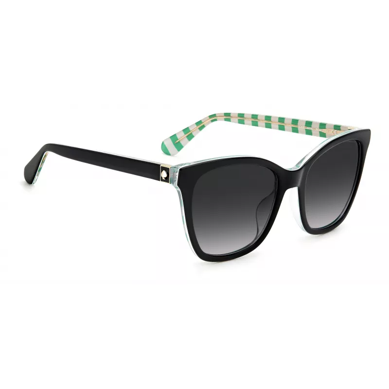 KATE SPADE DESIS807F59O dameszonnebril, havana acetaat montuur, bruine verloopglazen, 55/17/140 mm