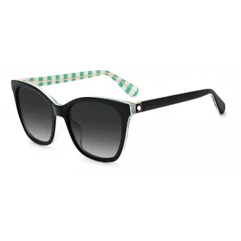 KATE SPADE DESIS807F59O dameszonnebril, havana acetaat montuur, bruine verloopglazen, 55/17/140 mm