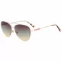 Kate Spade Janece dames zonnebril JANECEGS3YG - Havana acetaat montuur, bruine gradientglazen, 58 mm