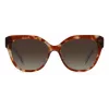 KATE SPADE SAVANNAGSIPRF dames zonnebril - havanna acetaat montuur, bruine verloopglazen, 57/17/140 mm