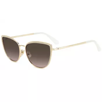 KATE SPADE Staci dameszonnebril, vierkant, zwart-grijs verloop, 56 mm