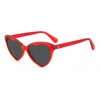 Kate Spade Velma dameszonnebril VELMASC9AF7IR zwart montuur grijs verloopglazen 57/17/140 mm