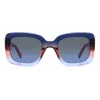 KATE SPADE dames Bellamy vierkante acetaat zonnebril havana bruin verloop 52mm