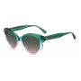 KATE SPADE dames Elina cat eye zonnebril - zwart montuur, grijs verlopende glazen 53mm
