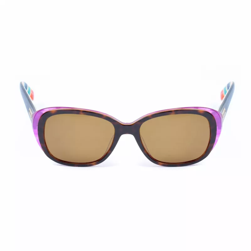 KATE SPADE dames zonnebril Hilde-P-S - dark havana - gepolariseerd bruin verloop - 54mm