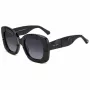 KATE SPADE dames zonnebril Josey - zwart acetaat montuur, grijs verlopende glazen, 50 mm