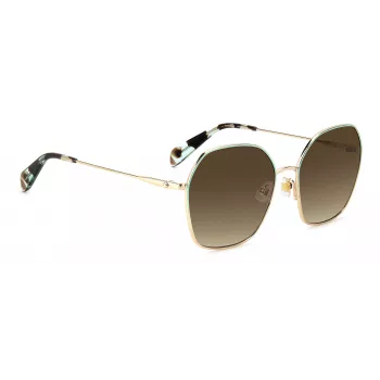 KATE SPADE dames zonnebril KENNAGSLKSF7H - zwart montuur, grijs verlopende glazen 57/17/140 mm