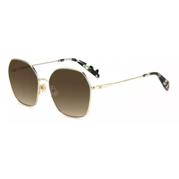 KATE SPADE dames zonnebril KENNAGSLKSF7H - zwart montuur, grijs verlopende glazen 57/17/140 mm