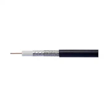 Kathrein LCM 17 A+ 100m coaxkabel voor grondlegging, 75 Ohm, drievoudig afgeschermd, zwart