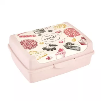keeeper click-box midi 1L Carla Sweet Day bewaarbak voor levensmiddelen, roze