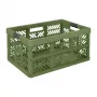 keeeper opvouwbare box Ben 54x37x28cm 45L olijf, draagvermogen tot 50 kg