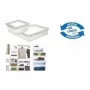 keeeper Freddy 10 L transparante rechthoekige opbergbox met deksel, polypropyleen, BPA-vrij, stapelbaar 1058200100000