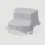 keeeper kids Igor Stars 2-traps krukje, grijs met sterrenpatroon, 120 kg draagvermogen, antislipvoetjes 1003113019600