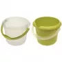 keeeper Mika ronde schoonmaakemmer, 5 L, transparant, ergonomische greep, geïntegreerde maatverdeling 1170500100000