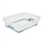 keeeper mini-mand A5 Jonas met antislipbodem, transparant/blauw, 26,5 x 20 x 7 cm