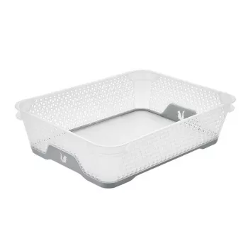 keeeper mini-mand A5 met antislipbodem Jonas 26,5x20x7 cm transparant/grijs