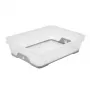 keeeper mini-mand A5 met antislipbodem Jonas 26,5x20x7 cm transparant/grijs