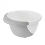 keeeper mengkom met antislipfunctie 3,5L Carlotta Ø26x14cm wit/grijs