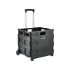 keeeper Olli opvouwbare boodschappenwagen 65L zwart, draagvermogen 35 kg