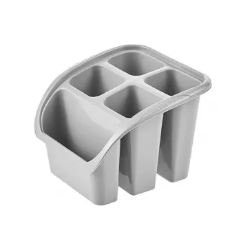 keeeper Pino bestekafdruiprek, polypropyleen, Nordic Grey, 16 x 16 x 12 cm