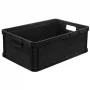 keeeper Robert 45L grafiet transportbox, 30kg draagvermogen, 60x40x22cm, stapelbare eurobak met deksel