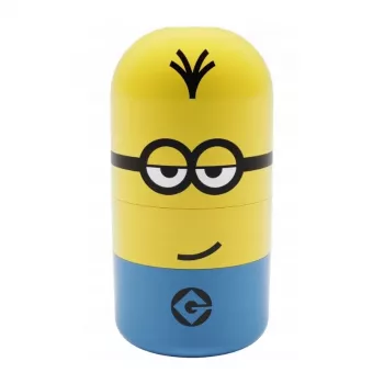 keeeper opbergbox Kevin 10L Minions Ø20x38cm geel/blauw