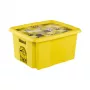 keeeper opbergbox met deksel 24L Karolina Minions Mosaik, 42,5 x 35,5 x 22,5 cm, geel