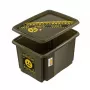 keeeper opbergbox met deksel 30L Karolina „Emoji Danger“ 45x35x27cm olijf