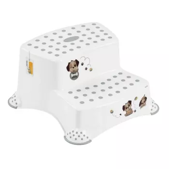 keeeper tweezitsbank Igor Dogs, wit, 40 x 37 x 21 cm, draagvermogen 120 kg, antislipvoeten