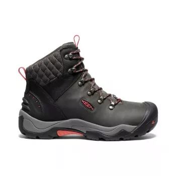 KEEN dames Revel III waterdichte winterlaars, zwart/roze, 6.5